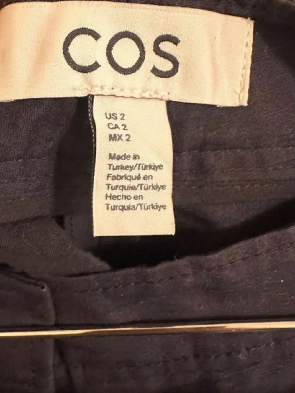 COS Pleated pants (linen+cotton)